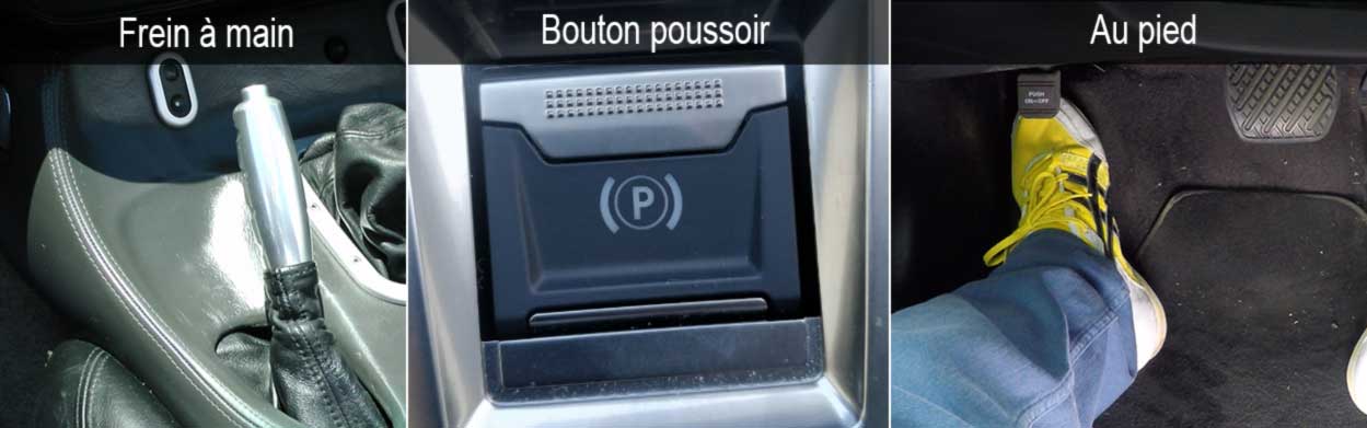 types de frins de stationnement